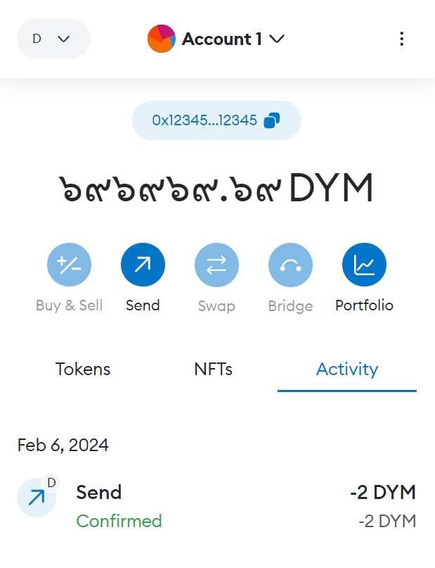 CryptoDuck_TH's tweet photo. $DYM แอดใช้ RPC ตัวนี้ โอนได้ปลอดภัยนะครับ แอดโอนไปเข้า Binance ใช้เวลาไม่ถึง 1 นาที แต่ยังไงเพื่อนๆ ทดลองโอนเข้าสัก 1 DYM นำร่องไปก่อน
:
Network: Dymension
RPC URL: https://t.co/7rlAjwvVSg
Chain ID: 1100
Currency symbol: DYM
:
ส่วนแอดโอนไป ยังไม่รู้ว่าจะขายมั้ย ขอคิดก่อน https://t.co/fUk0y2GYou