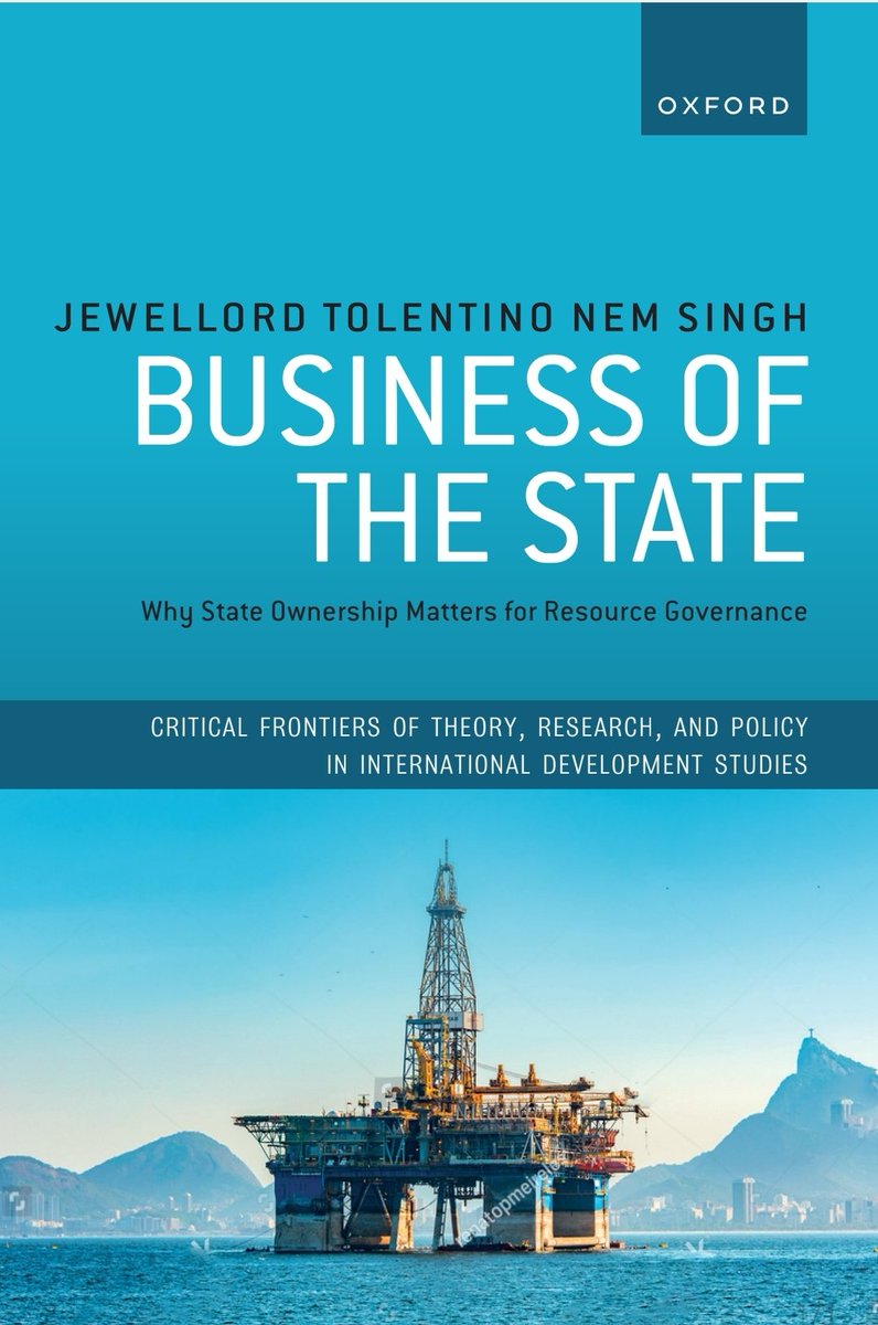 Jojo Nem Singh (@jnemsingh) on Twitter photo My book w/<a href="/OxUniPress/">Oxford University Press</a> is getting published on July 11! The project examines the role of #state ownership, specifically state owned enterprises, in strategic #oilandgas and #mining industries in promoting industrial development in #LatinAmerica & #globalsouth. My book w/<a href="/OxUniPress/">Oxford University Press</a> is getting published on July 11! The project examines the role of #state ownership, specifically state owned enterprises, in strategic #oilandgas and #mining industries in promoting industrial development in #LatinAmerica & #globalsouth.