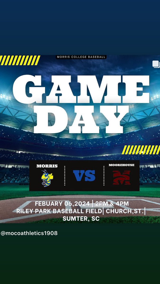Morris College Baseball (@moco_baseball08) on Twitter photo Hornets Back in Action Today Hornets Back in Action Today