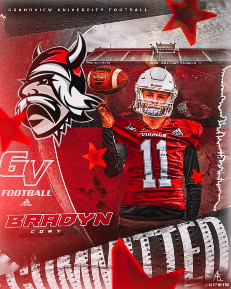CoryBradyn's tweet image. Very blessed to be able to say that I will be furthering my academic and athletic career at  Grandview University! Thank you to all the Coaches, Family, and Friends that helped me achieve this goal. #AGTG @CoachTebrink @NorthPolkFB @GVVikingFB @TMartin_Coach
