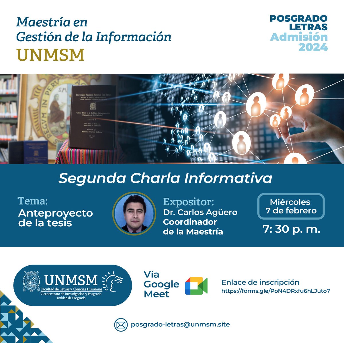 Posgrado de la Facultad de Letras - UNMSM tweet media