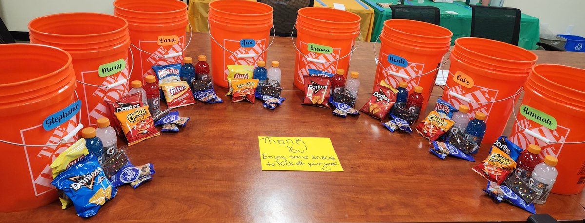 Tiffany Green (@thdtiffanyadams) on Twitter photo Kicking off our Inventory tagging with snacks for the team. We are ready to kick butt <a href="/HD3888/">Ashland Home Depot</a>!
<a href="/KralovicTeresa/">Operations Assistant Store Manager</a> <a href="/julescommon/">Julia Common</a> <a href="/MaryAnneOviatt/">MaryAnne</a> Kicking off our Inventory tagging with snacks for the team. We are ready to kick butt <a href="/HD3888/">Ashland Home Depot</a>!
<a href="/KralovicTeresa/">Operations Assistant Store Manager</a> <a href="/julescommon/">Julia Common</a> <a href="/MaryAnneOviatt/">MaryAnne</a>
