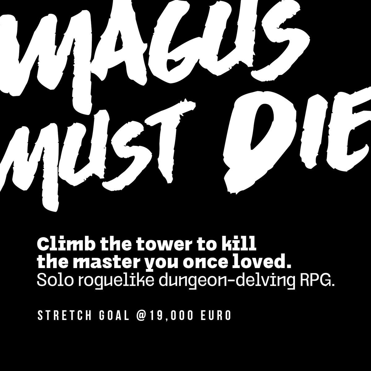 momatoes's tweet photo. What if I told you I'm writing a pamphlet game where you ascend a tower to kill a godlike magus

What if I told you it's a stretch goal to our #zinequest #ttrpg campaign https://t.co/rFSUCm8vej
