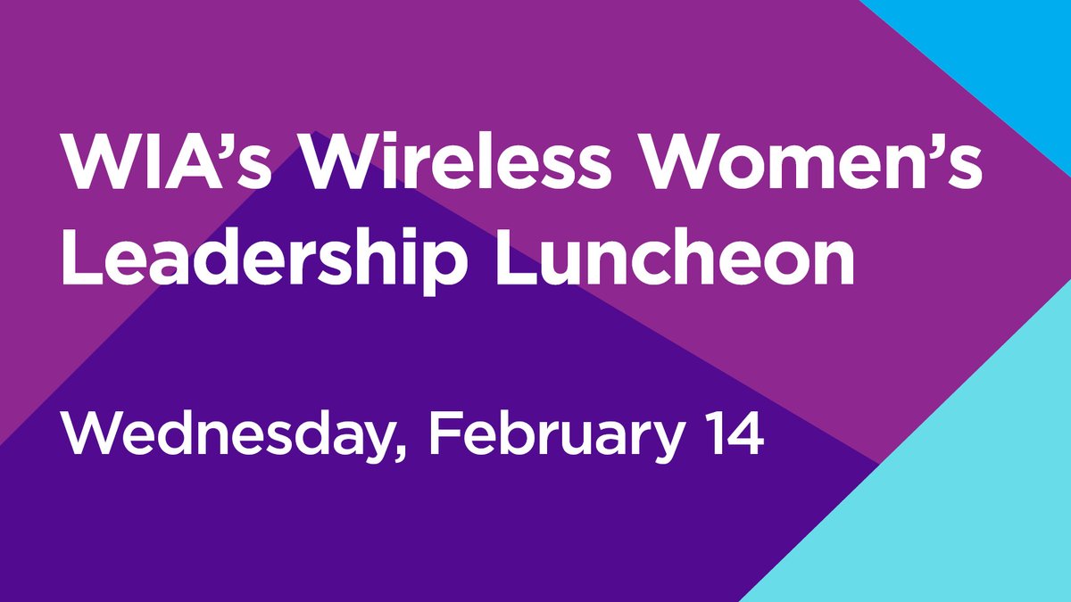 We’re excited to celebrate women in wireless next week at the <a href="/WIAorg/">WIA</a>  Wireless Women’s Leadership Luncheon. Join WIA as they host FCC commissioner, Anna Gomez, and Deputy CTO Austin Bonner, to celebrate, recognize and empower the women in our industry. ow.ly/40I950QxoJv
