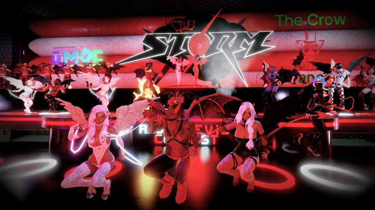 StormClub3dx's tweet photo. Angels&amp;Demons
@club_serenade @nadyadi1 @noire_dj @STiggerkitten https://t.co/BG33aq1PtG