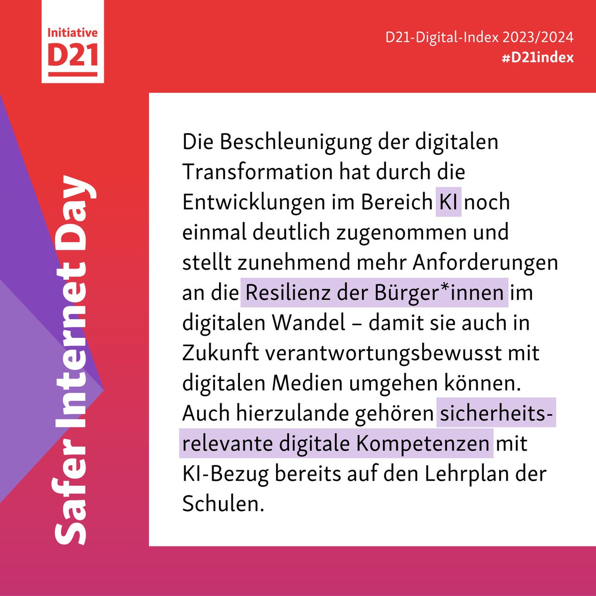 Heute ist #SaferInternetDay! Auf LinkedIn haben wir für euch zusammengetragen, wie die Menschen ihre eigenen Kompetenzen in Sachen Sicherheit &amp; Passwörter einschätzen &amp; wie wir als Gesellschaft resilient durch den digitalen Wandel kommen: linkedin.com/feed/update/ur…
<a href="/safeinternetday/">Safer Internet Day</a>