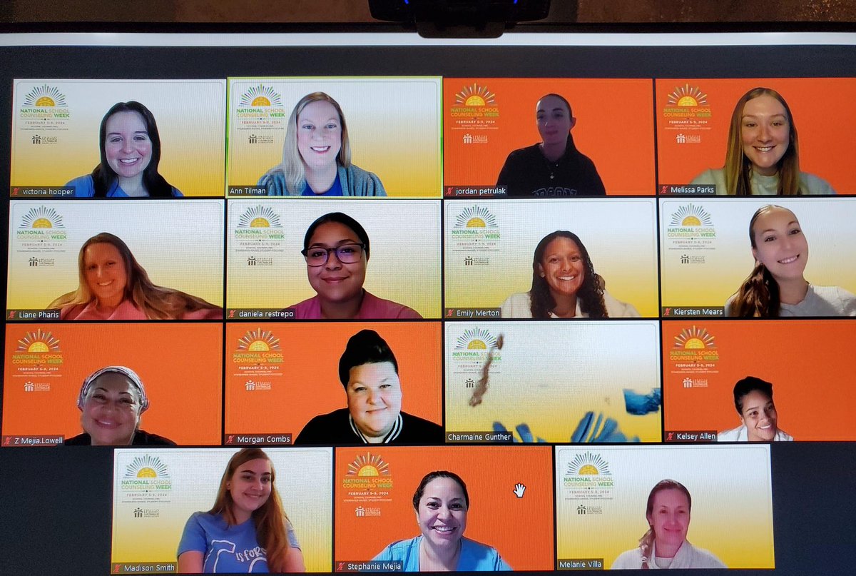 Happy National School Counseling Week from our amazing graduate students! The future is bright.  <a href="/fgcu_coe/">FGCU College of Education</a> #NSCW24 #SchoolCounseling