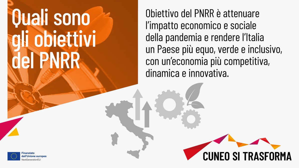 PNRR questo sconosciuto. O forse no?

#cuneositrasforma