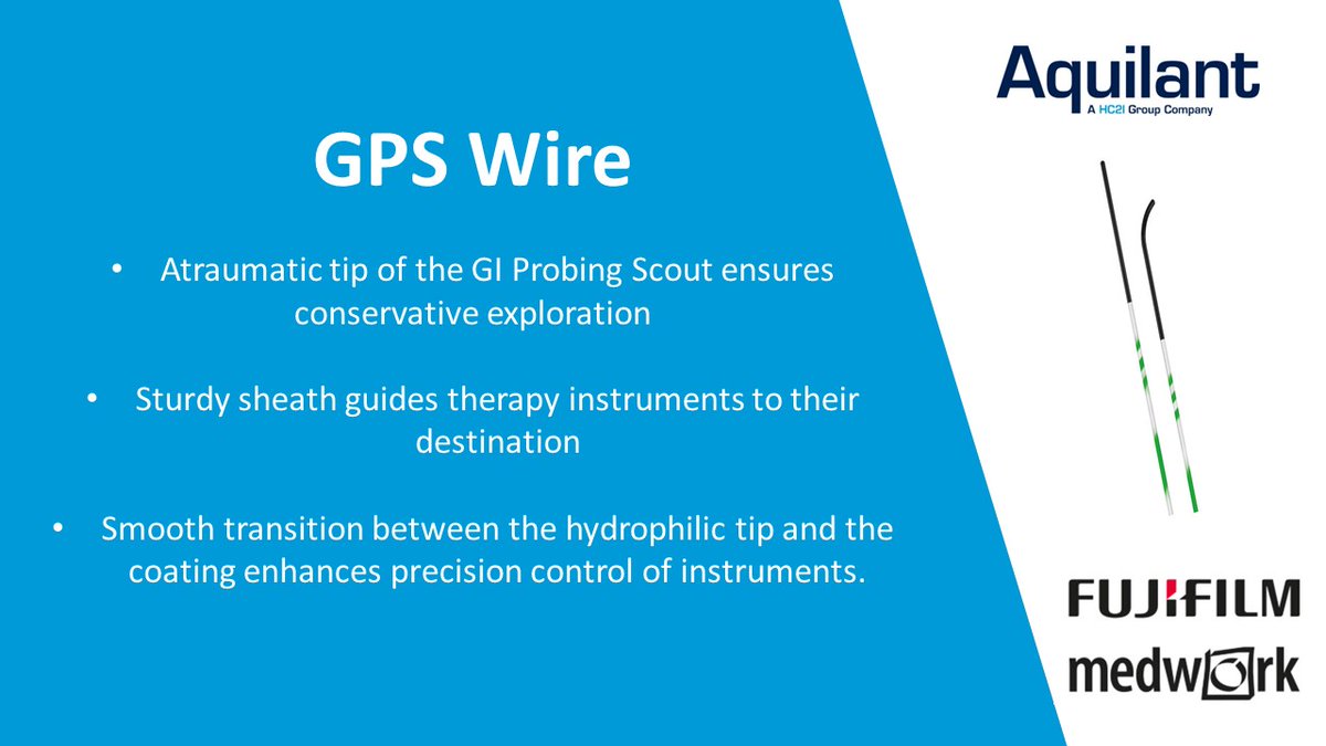 AquilantGI's tweet photo. 👀Take a look at the FujiFilm #Medwork GPS guidewire!
✅Precise exploration
✅Stable instrument guidance
✅Smooth transition between tip and coating
✅Short and long wire
📞📧Please get in touch more information or to arrange a trial!
#guidewire #ERCP #HPB #Endoscopy #GITwitter https://t.co/54yI4vOVfd