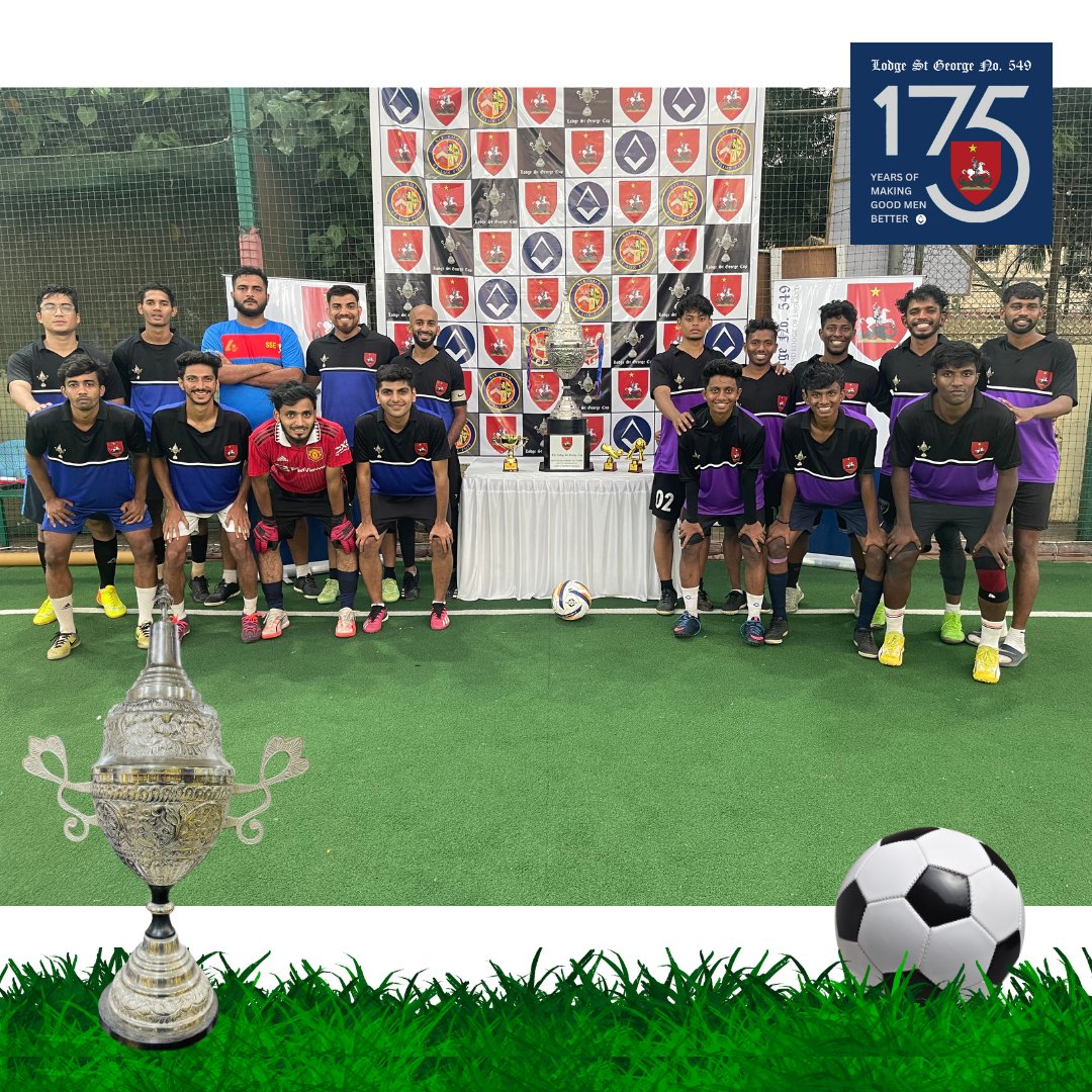 Face Off! The Ace FC and FC Cecilians teams made it to the finals of the inaugural edition of the annual football tournament organised by <a href="/StGeorge549/">Lodge St George No. 549 (UGLE)</a> to raise funds for #charity and generate interest in #freemasonry
<a href="/UGLE_GrandLodge/">United Grand Lodge of England</a> <a href="/DglBomEC/">DGL_Bombay</a>