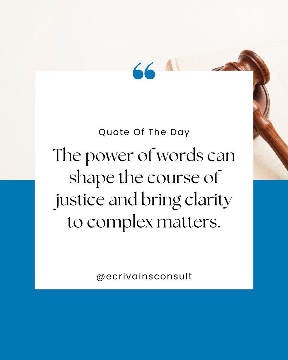 EcrivainsSocial's tweet photo. Looking for top-notch content that speaks to your audience?

Crafting compelling legal content is our expertise. Let us be your wordsmith for success! https://t.co/sF7s8zaEJJ