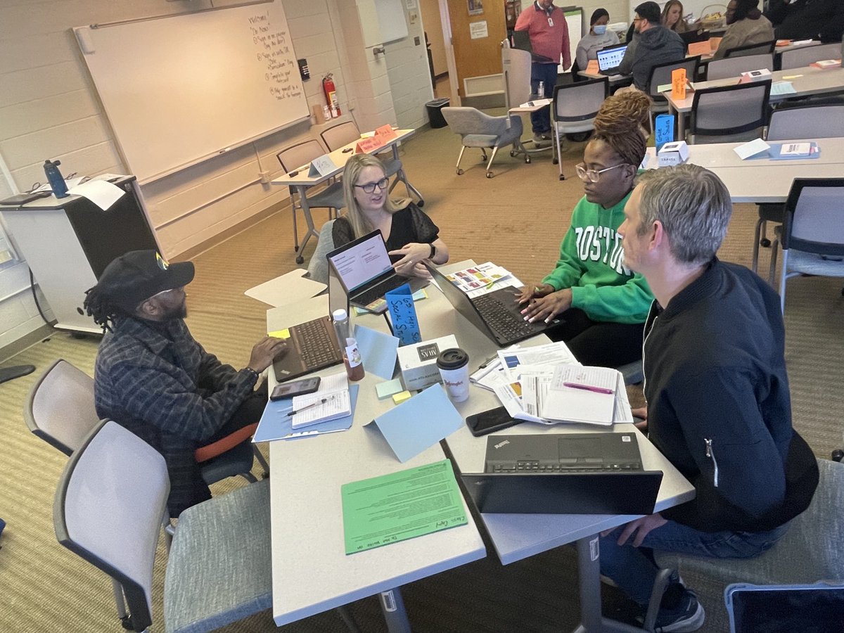 Excited by the conversations these new and new to ⁦<a href="/GCSchoolsNC/">Guilford Co. Schools</a>⁩ teachers are having about classroom instruction and engaging kids! ⁦<a href="/GCSNewTeachers/">GCS New Teachers</a>⁩