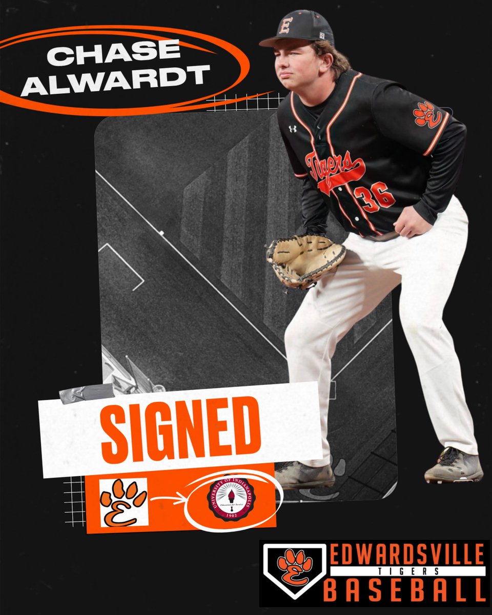 EvilleTigerBB's tweet photo. Congratulations to @EvilleTigerBB '24 1B/LHP Chase Alwardt on his commitment to @UIndyBaseball ! https://t.co/wVdoj8GW5w