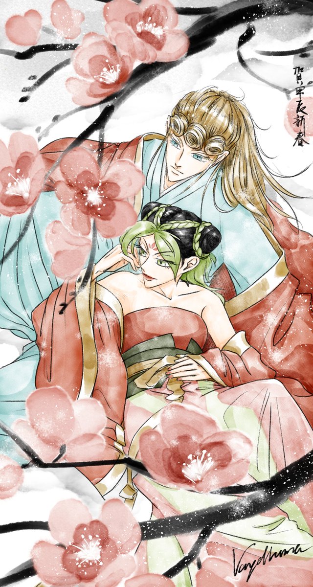 VayadhammaComic's tweet image. Giolyne's congrats on Chinese New Year~
#giolyne #fanart #JoJosBizzareAdventure #ChineseNewYear2024