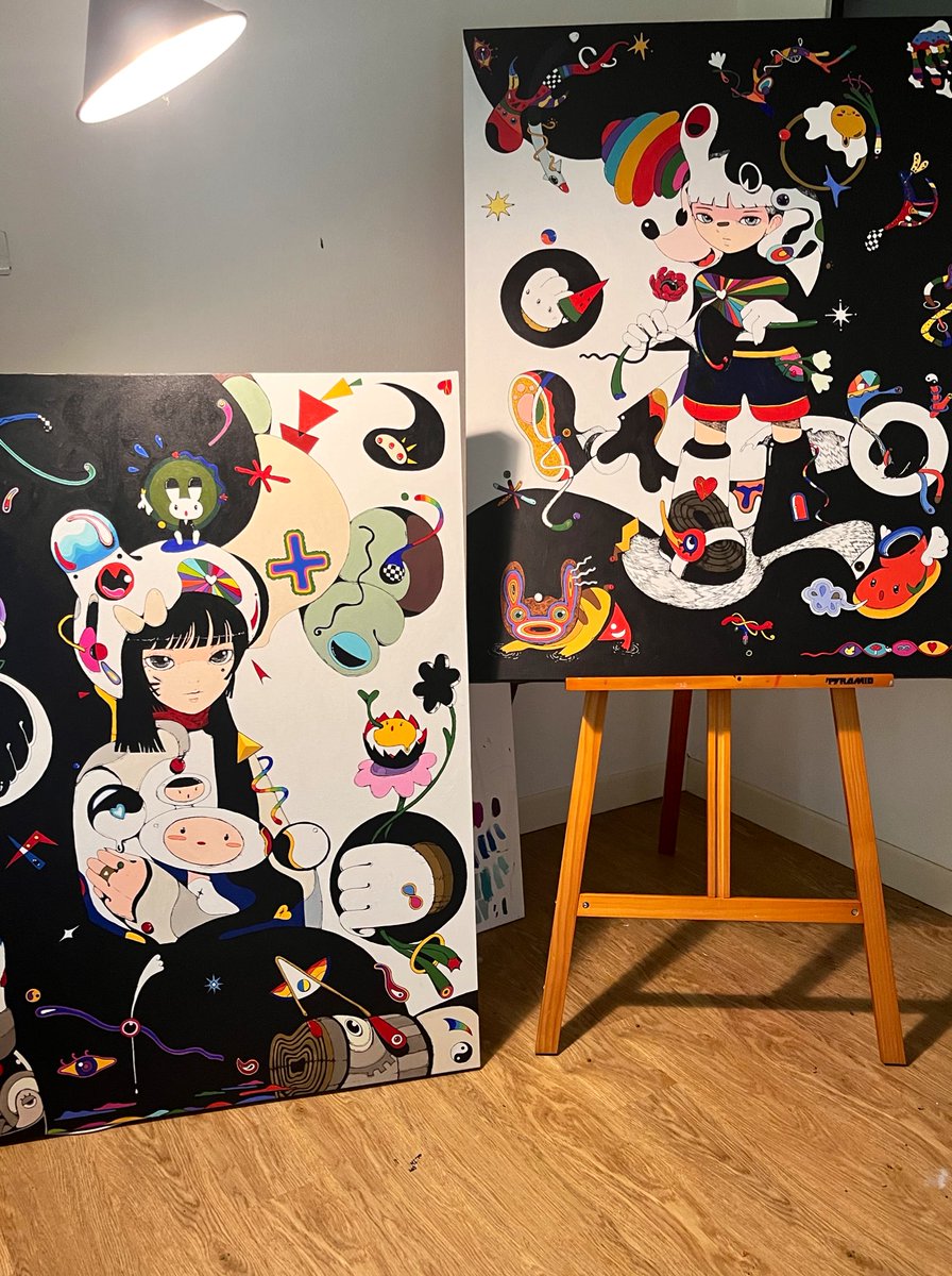 kolahonn's tweet photo. life on canvas https://t.co/sjJAHliPBW