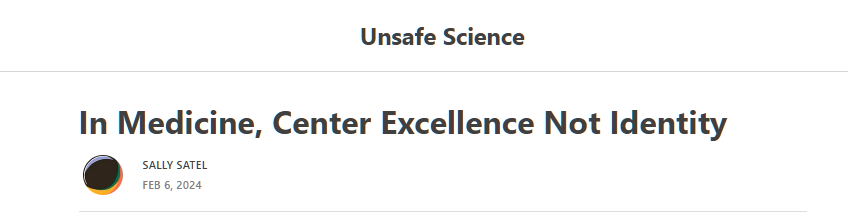 New guest post by the always great @slsatel. tinyurl.com/yc7bjnbp 'Favoring minority candidates for promotion based upon criteria other than academic performance will not only lower the standards of academic excellence, but will also foster resentment among their colleagues.…