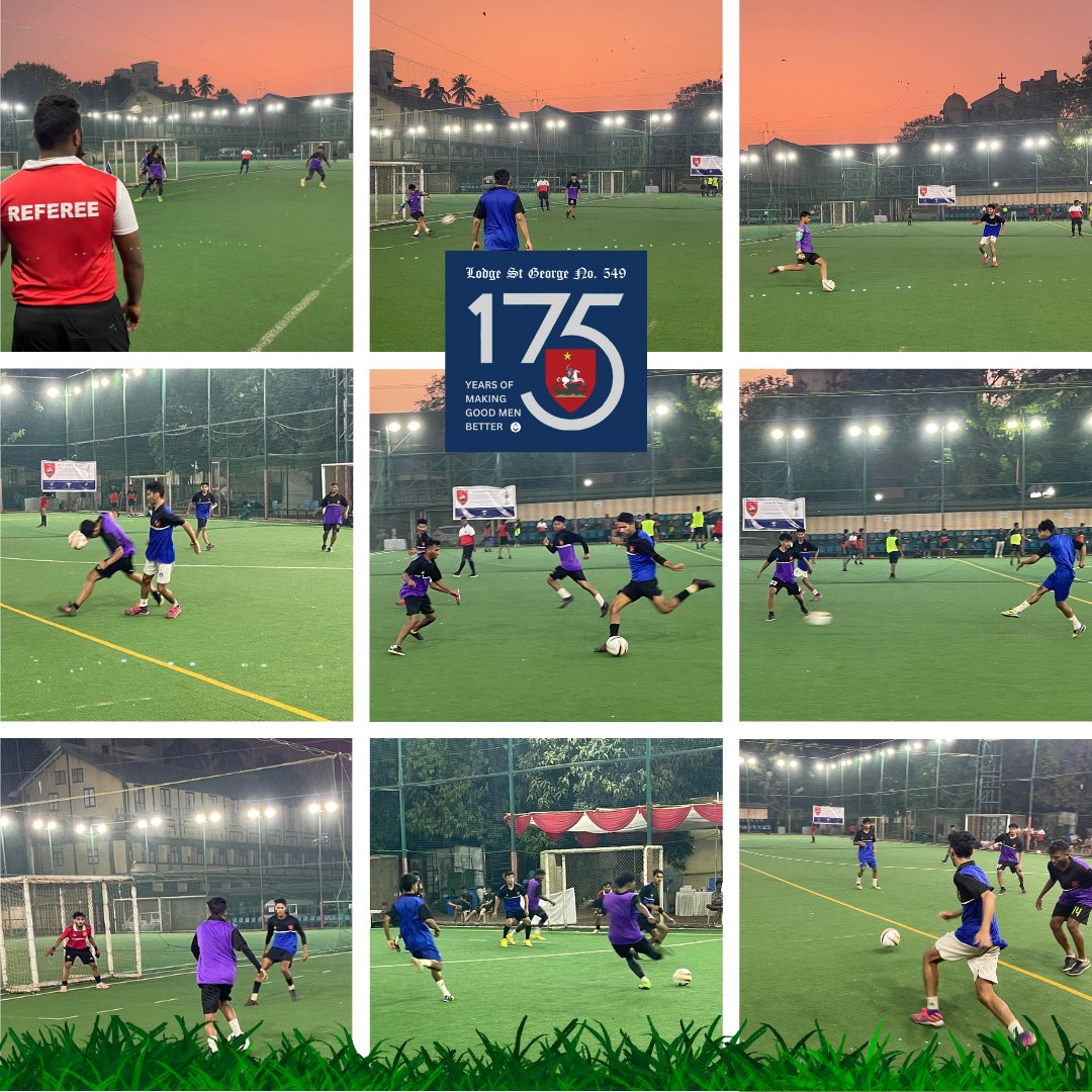 The finals of the inaugural edition of the annual football tournament organised by <a href="/StGeorge549/">Lodge St George No. 549 (UGLE)</a> to raise funds for #charity and generate interest in #freemasonry took place between Ace FC and FC Cecilians under floodlights
<a href="/UGLE_GrandLodge/">United Grand Lodge of England</a> <a href="/DglBomEC/">DGL_Bombay</a>