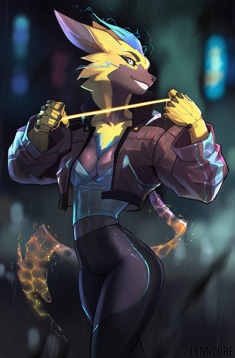 Cyber Zeraora with a monowire...htsh!
#zeraora #pokemon