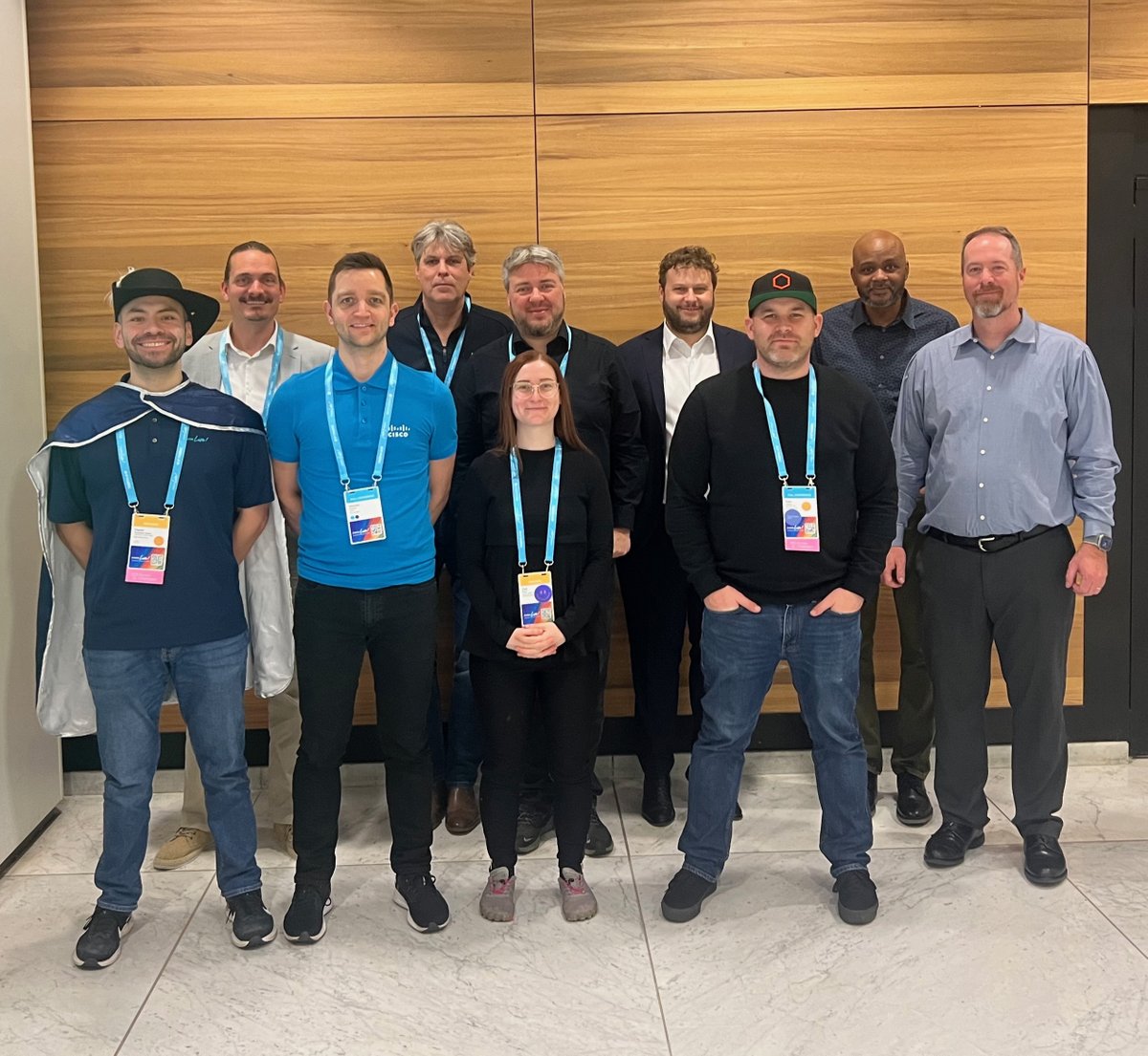 Here's the group photo of all the #TFDx delegates at #CiscoLiveEMEA!