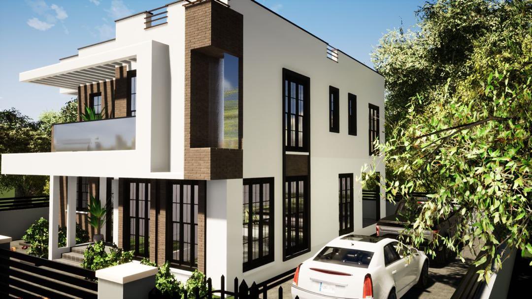 adesauce10's tweet photo. I’m thrilled to share with y’all what I love doing. 

Here comes a 4bedroom duplex design sitting pretty on a 334sqm plot of land. 

Kindly like and repost once this masterpiece appear on your screen. https://t.co/akv4bGrxxl