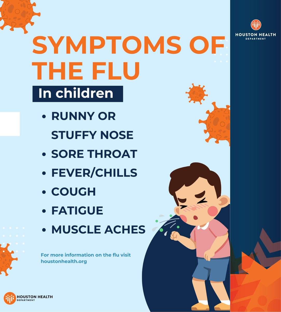 With flu season approaching, it’s important to be able to spot symptoms. For more information on flu shots, visit bit.ly/45tOim0 . #HHD #HealthEquity #Healthmatters #FluSeason