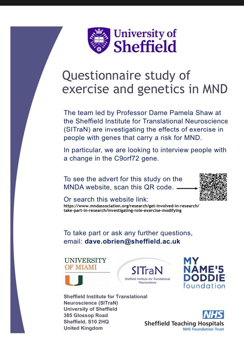 If you think you could be of help with this study please sign up! This is cutting edge MND research that will help us better understand the disease.