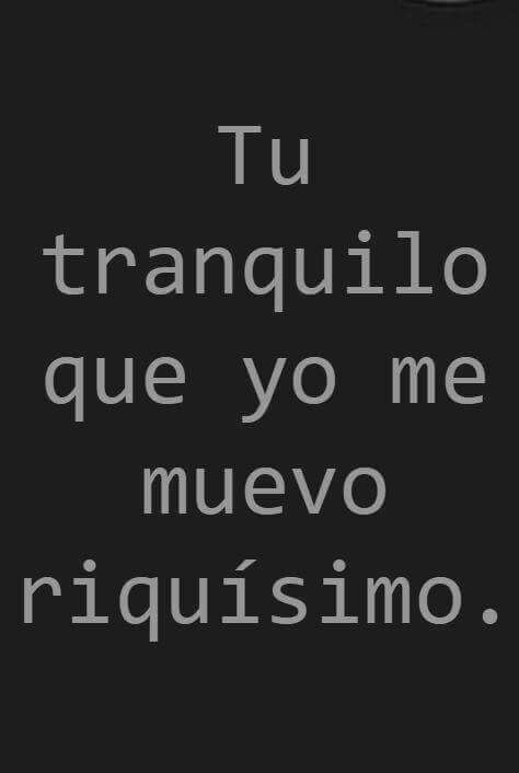 No te preocupes