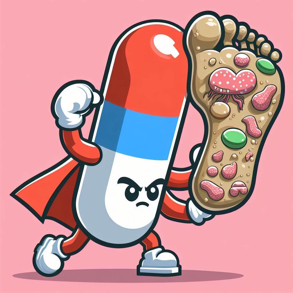 El “Jaque mate” al PIE DE ATLETA.

Hablemos de la TERBINAFINA: