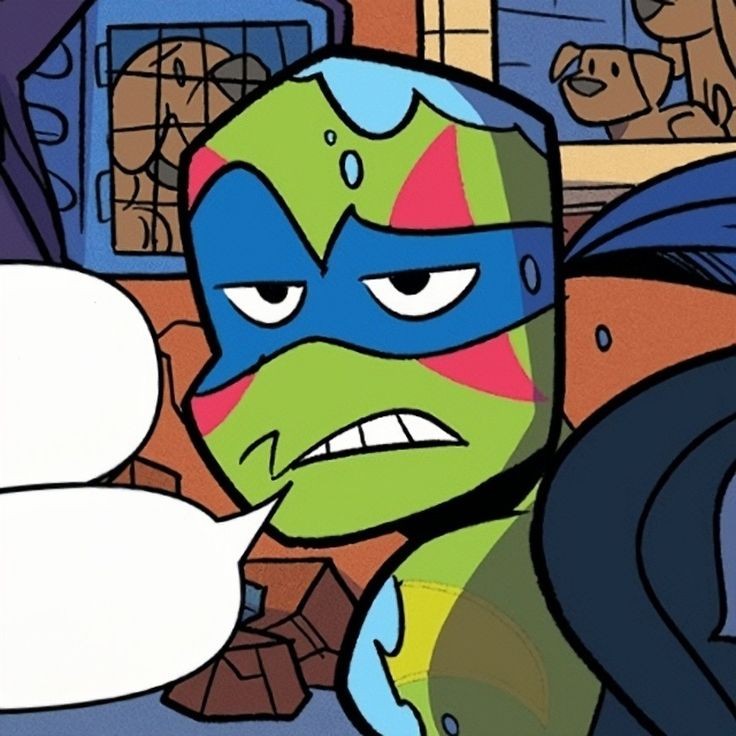 driedbreadstixx's tweet photo. i love Leo's mask tails in the comics
they're just kinda floating /pos https://t.co/Xs9kkzowyZ