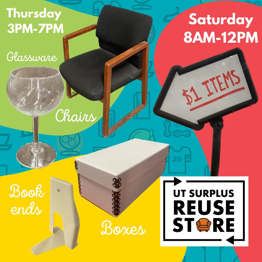 ❗️Check out our $1 deals this week❗️♻️🤘 3300 Read Granberry Trl, 78758 #UTSurplus @UTAustin @UTexasStudents @UTAustinNSS @UTStaffCouncil @UTAustinProvost