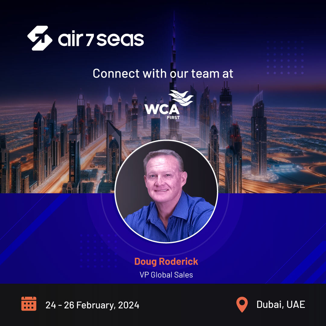 Air7seas's tweet photo. Join us at the upcoming #wcafirst event in Dubai where our Vice President of Global Sales will be available to offer comprehensive details about our specialized services & to elevate your business operations. #logistics #freightforwarding #shipping #wcafirstconference @wca_world https://t.co/9YOQSyllse