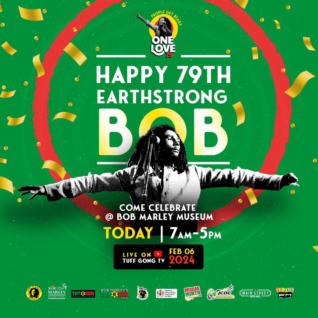 Tuff Gong (@tuffgongintl) on Twitter photo Blessed Earthstrong to the icon, the legend, <a href="/bobmarley/">Bob Marley</a>!
Today, we remember not just a musician, but a revolutionary spirit who used his voice to fight for justice, love, and unity. His songs transcended boundaries and his words still resonate deeply in our hearts. Blessed Earthstrong to the icon, the legend, <a href="/bobmarley/">Bob Marley</a>!
Today, we remember not just a musician, but a revolutionary spirit who used his voice to fight for justice, love, and unity. His songs transcended boundaries and his words still resonate deeply in our hearts.