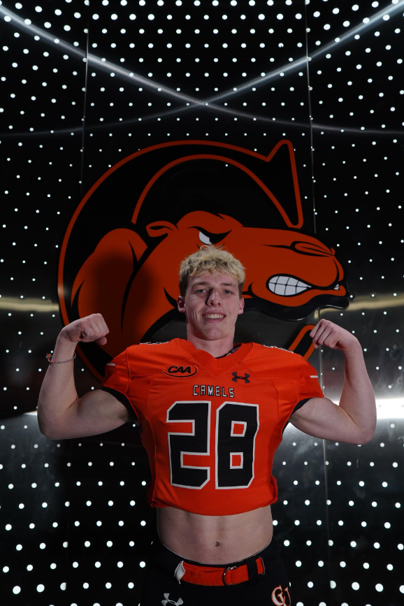 HunterStalcup28's tweet photo. After an amazing visit I am blessed to receive my first D1 offer to continue my athletic and academic career @GoCamelsFB  !  

Thank you  @Coach_BHarris @CoachAWin @Coach_Scott16 @PeterChungFB @CoachMooring  for your hospitality and having me out!  🙏🙏 https://t.co/xZ3ugnqpCd