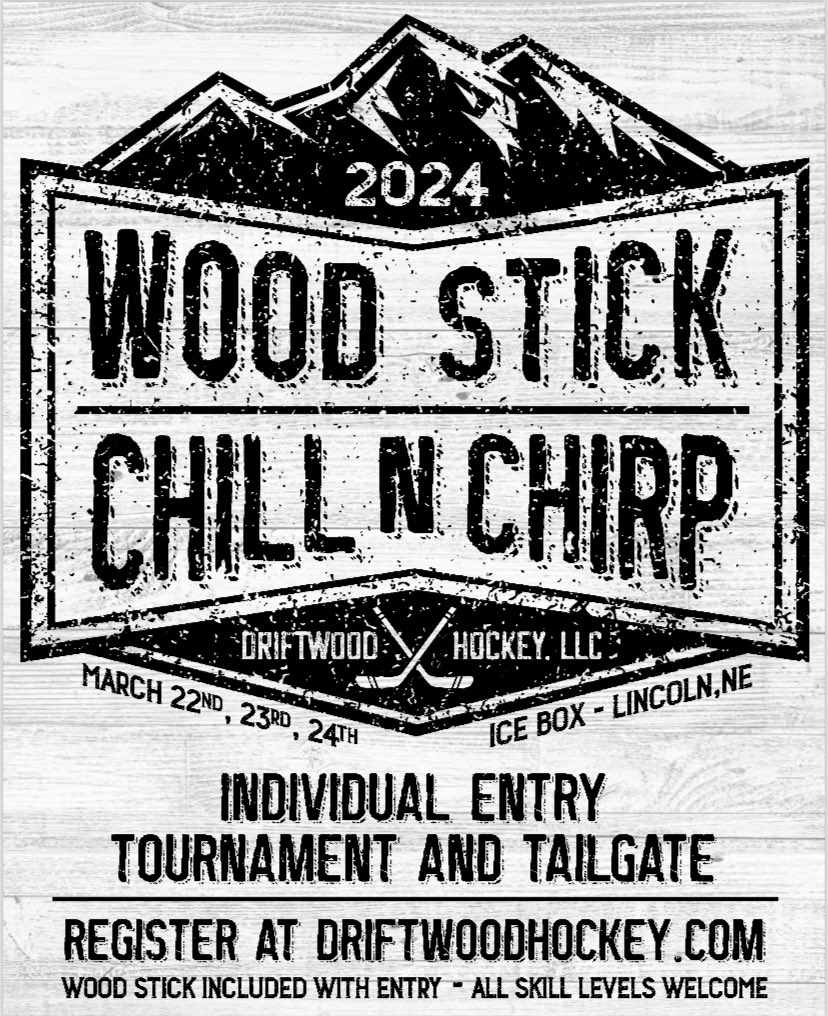 Join us next month for the Wood Stick Chirp N Chill at the <a href="/IceBoxArena/">Ice Box</a>! All skill levels are welcome, must be 21+. 

Register today at driftwoodhockey.com
