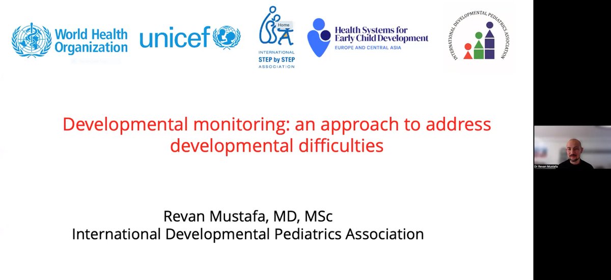 Many thanks to the speakers and participants of today's webinar on developmental monitoring — which introduced key concepts, standardized tools, and experiences of implementing the approach in four countries. 📽 Stay tuned for the webinar recordings and materials. (1/2)