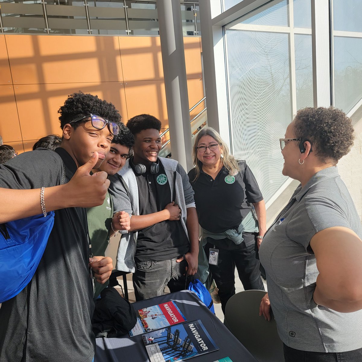 Austin Magnet (@mustangmagnet) on Twitter photo AUSTIN HS MARITIME students interacting with Ms Jaqui Young of the Port of Houston. Ms Young and the Port are long time supporters of the AUSTIN HS MARITIME program! <a href="/Principal_Reyna/">Orlando_Reyna</a> @TeamHISD @HISDFACE <a href="/houston_tsta/">Houston Education Association-TSTA/NEA</a> @KNicoleRob AUSTIN HS MARITIME students interacting with Ms Jaqui Young of the Port of Houston. Ms Young and the Port are long time supporters of the AUSTIN HS MARITIME program! <a href="/Principal_Reyna/">Orlando_Reyna</a> @TeamHISD @HISDFACE <a href="/houston_tsta/">Houston Education Association-TSTA/NEA</a> @KNicoleRob