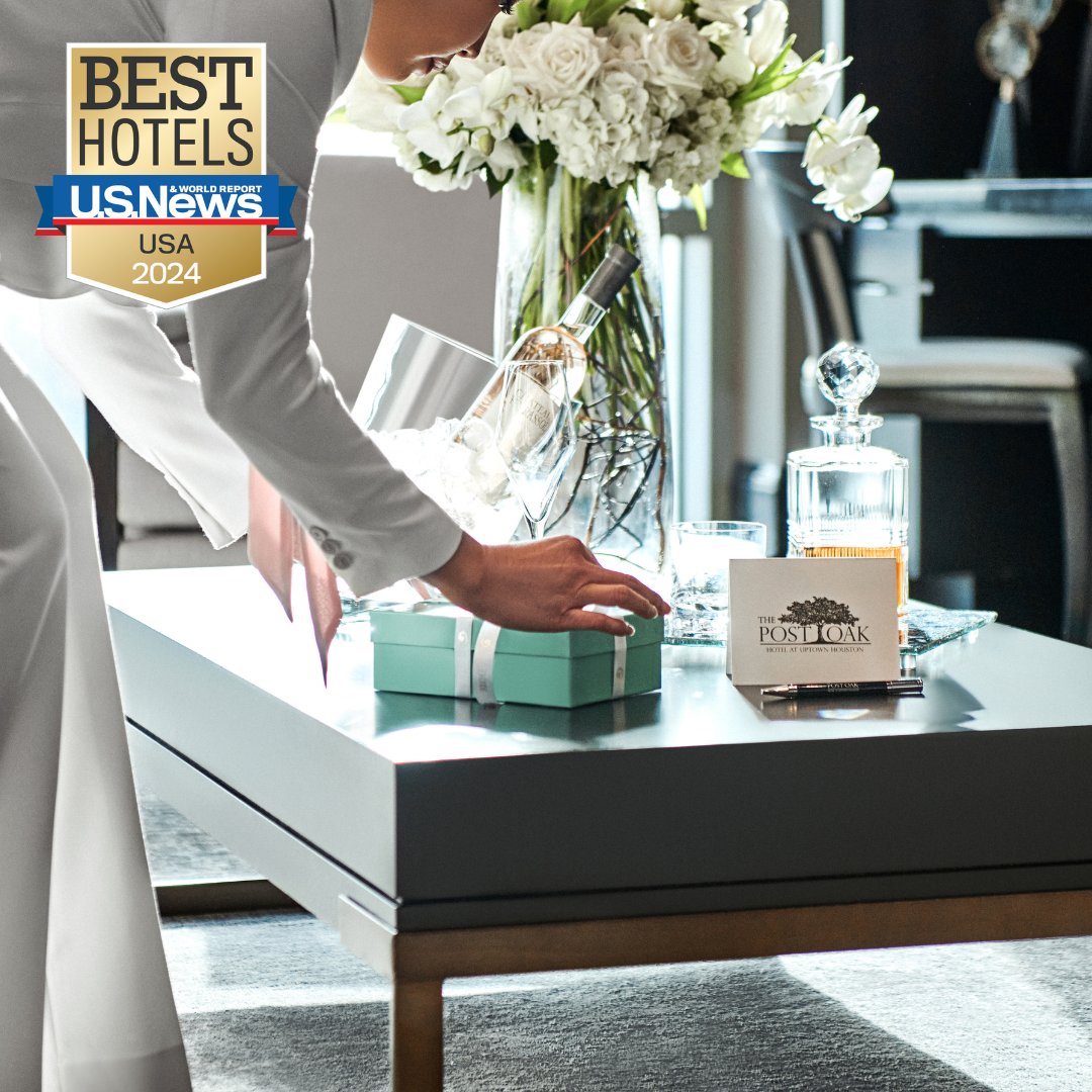 Thrilled to share that The Post Oak Hotel has been ranked as the #1 Best Hotel in Houston on the prestigious 'Best Hotels of 2024' list by @usnews. A heartfelt thank you for this remarkable recognition!