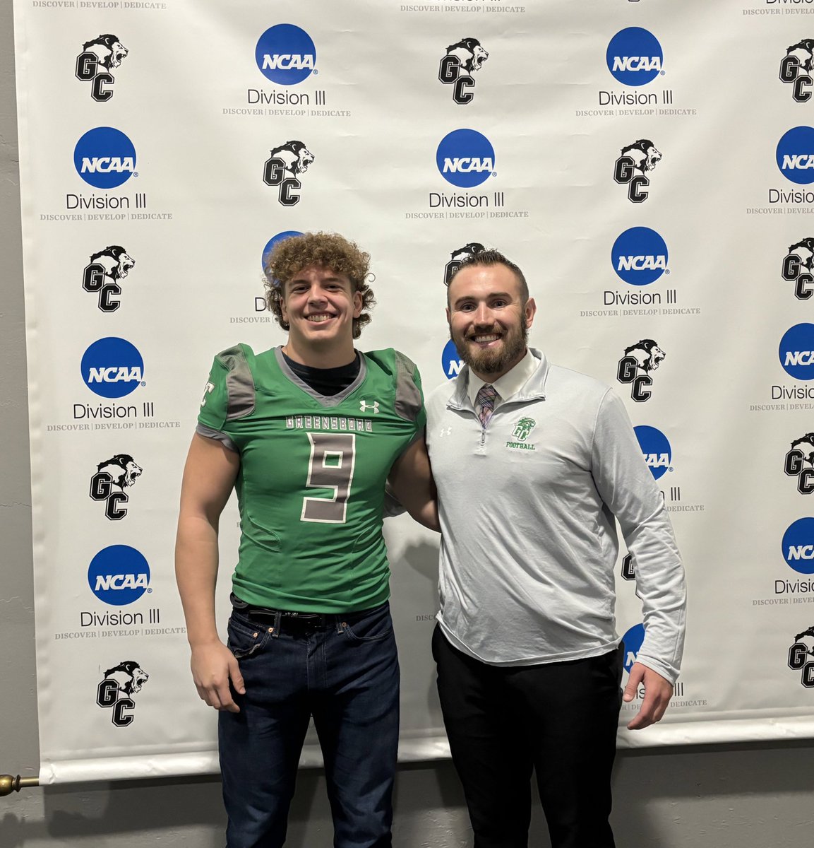 After a great visit at #greensborocollege, I am very grateful to receive an offer to play college football! @CoachHartman_GC @CaryImpFootball