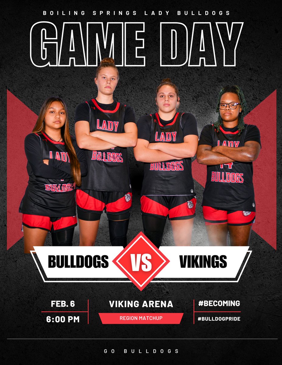 🏀GAMEDAY🏀 🆚Spartanburg Vikings ⌚️6:00pm 🏟️Viking Arena #BulldogPride #Becoming