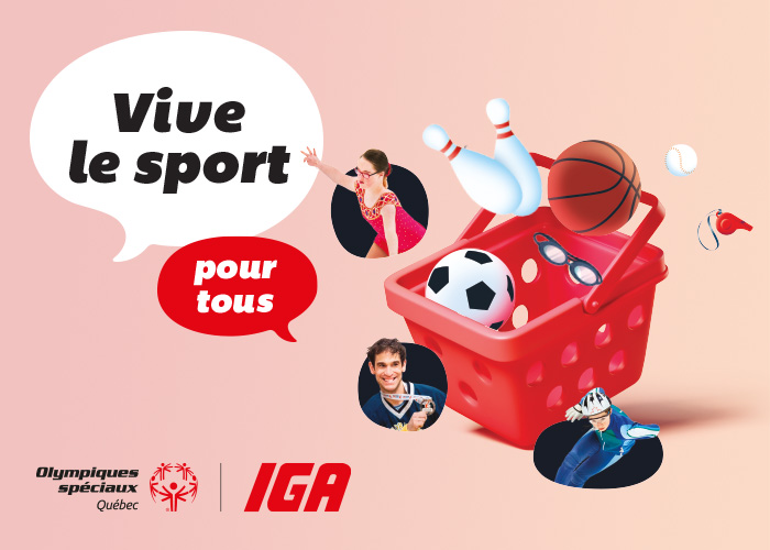 Jusqu’au 21 février prochain, à l’achat de différents produits sélectionnés dans un <a href="/IGAQC/">igaqc</a> participant, 10 ou 25¢ par item seront remis à Olympiques spéciaux Québec. Vous pouvez aussi faire un don à la caisse.
Des dizaines de produits sont en vedette et sont identifiés en magasin