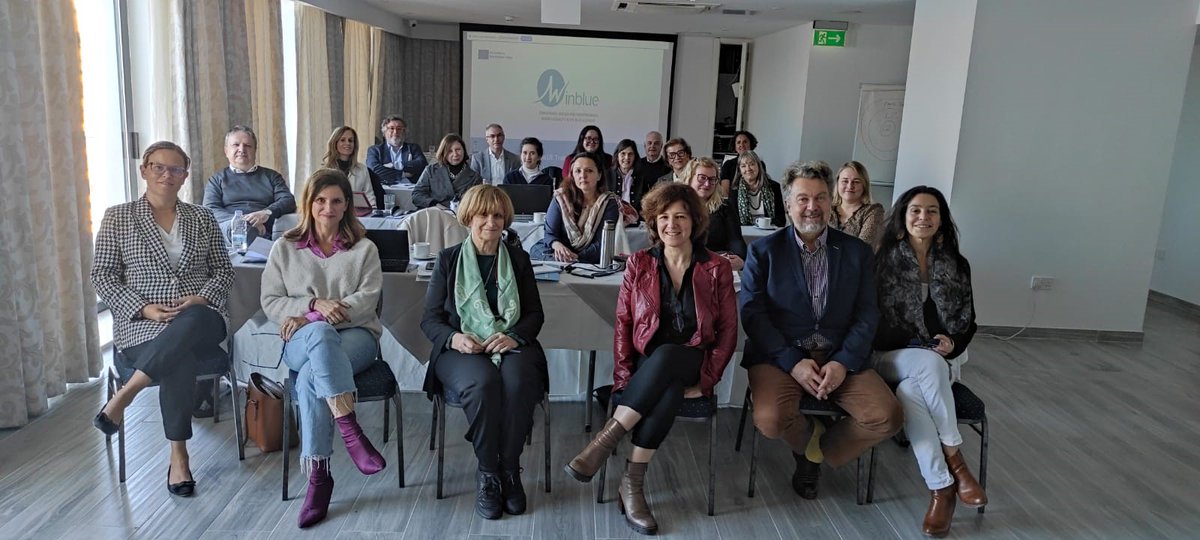The #WINBLUE Project consortium is in Malta for an internal train-the-trainer session hosted by @AcrossLimits with the main objective of tailoring the practices for gender equality training to the #BlueEconomy context. #GenderEquality #EmpoweringWomen #HorizonEU @EU_MARE