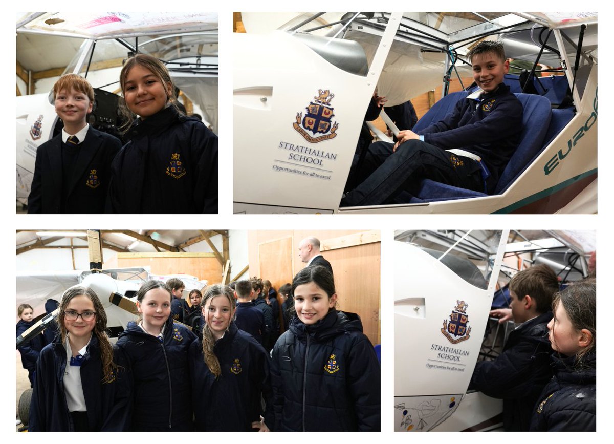 Last week our G-OLOV Build A Plane project with @AeroSKinross left campus ✈️ Our pupils were on hand to have a final look over and help load it ready for transport. Next stop: build approval and then soaring into the skies for flight testing!🌄