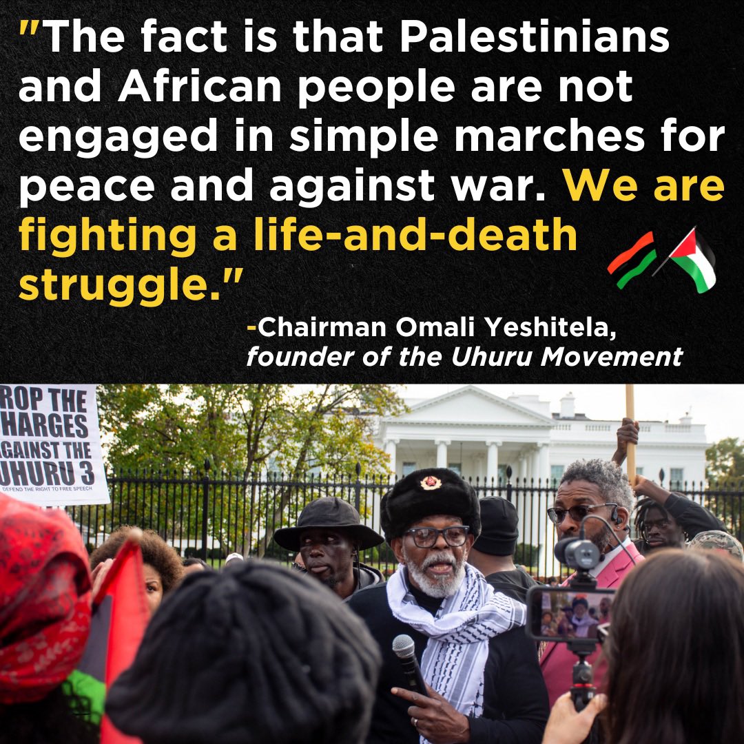 Hands off Uhuru! Hands off Africa! tweet media