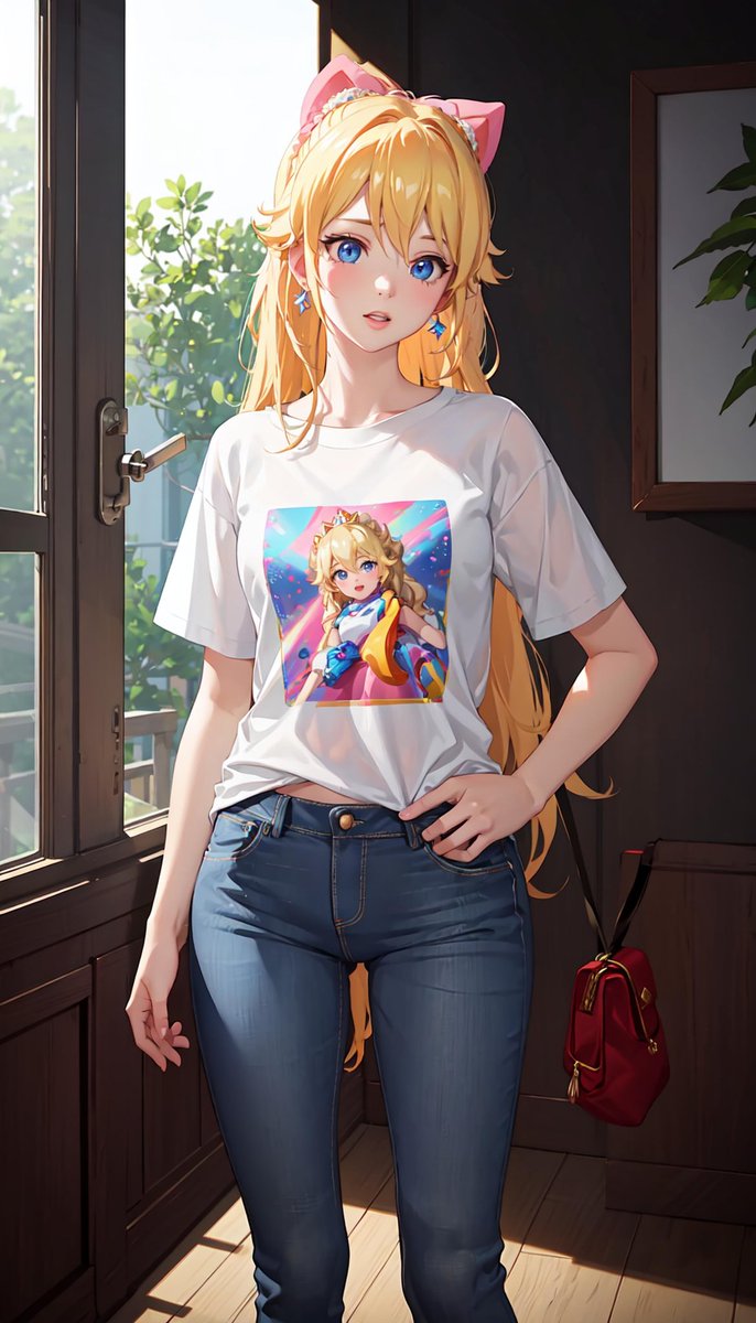 Moko1234559's tweet image. Princess Peach 5, part 2
#princess #princesspeach #supermariomovie #supermario #AIArtwork #AIartists #AIart #aiartlove #aigirls #aiartgenerator #AIArtistCommunity #aiartcreator #magical #aidrawing
