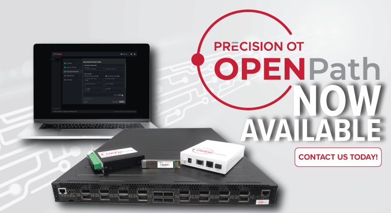 PrecisionOT's tweet image. OpenPath™ is officially here! Our innovative solution is transforming the FTTx game with its flexibility and efficiency in deploying and managing 10 Gigabit Symmetrical Passive Optical Networks (XGS-PON). bit.ly/42pBRaP #OpenPath #PON #OpticalNetworking
