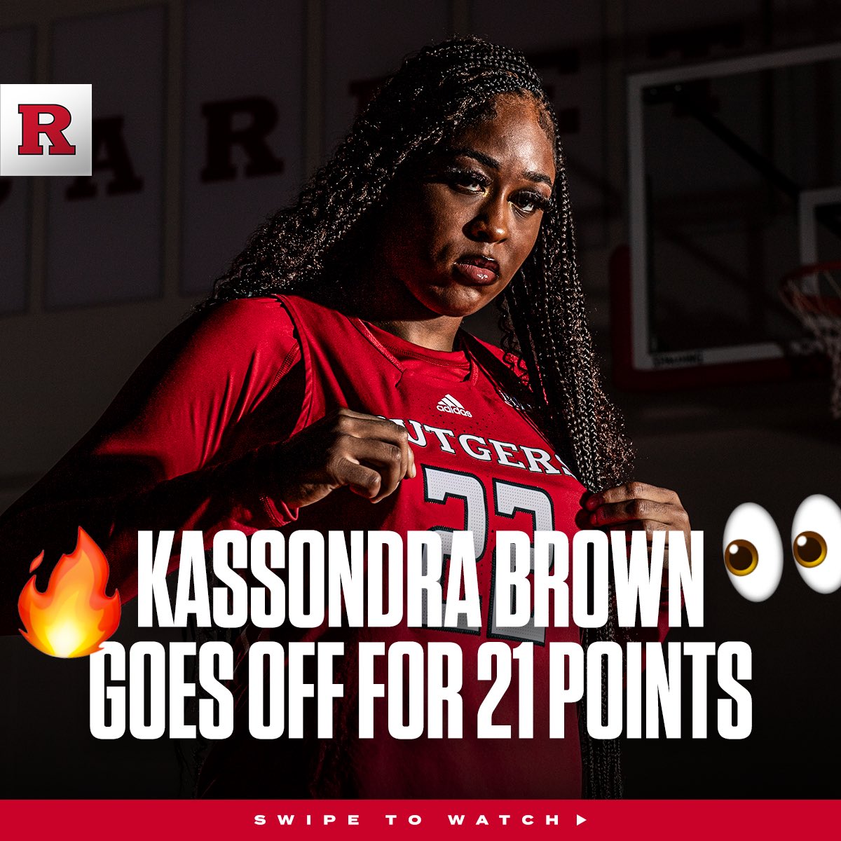 RutgersWBB's tweet photo. TURN ME UP KB 🔥

#GoRU | #RUWBB https://t.co/uUGHtO9wXG
