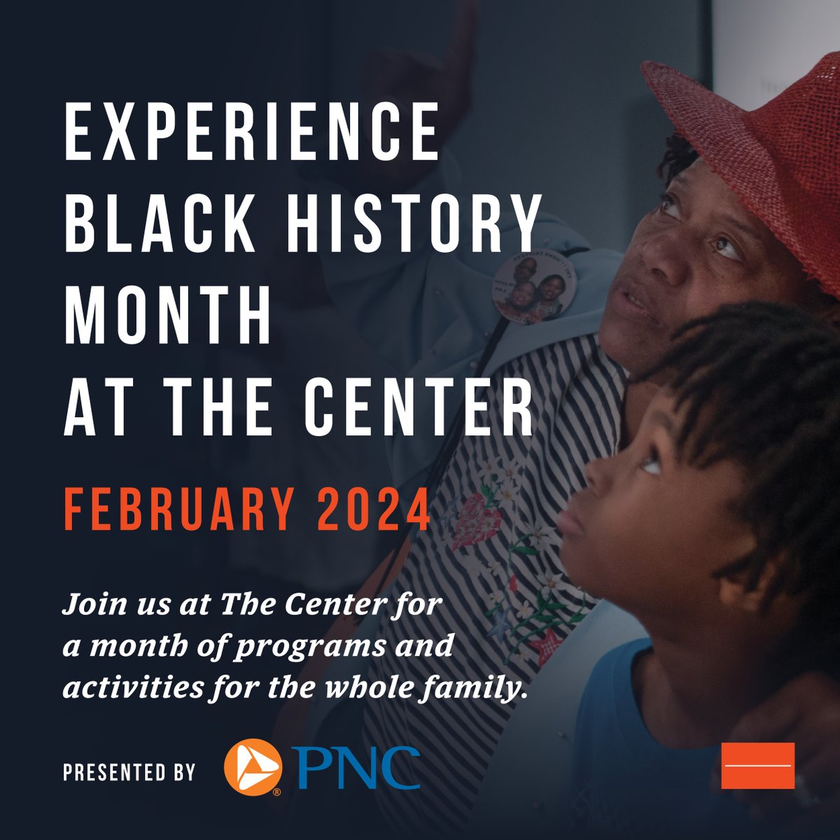Join The Center as we celebrate #BlackHistoryMonth with programs and activities, presented by @PNCBank. Click here to see our calendar of events: civilandhumanrights.org/bhm-2024/ #FeelThePower #BHM #ATLDTN