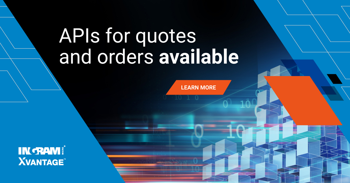 IngramMicroUSA's tweet image. Now available for your ERP or ordering system of choice—discover all the benefits of Ingram Micro Xvantage™ APIs for quotes and orders. 
ow.ly/4stB50QwuEe
#automatedsales #APIsolutions #seamlesscustomerexperience #ingrammicro #automationsolutions