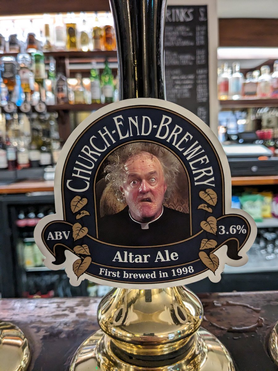 NEW BEER
This year @churchendbeer have been brewing for 30 years! To celebrate they're dusting off some old recipes

First up 'Alter Ale' a 3.6% golden bitter first brewed in 1998

A proper chugging beer!

#CEBat30 #caskale #caskbeer