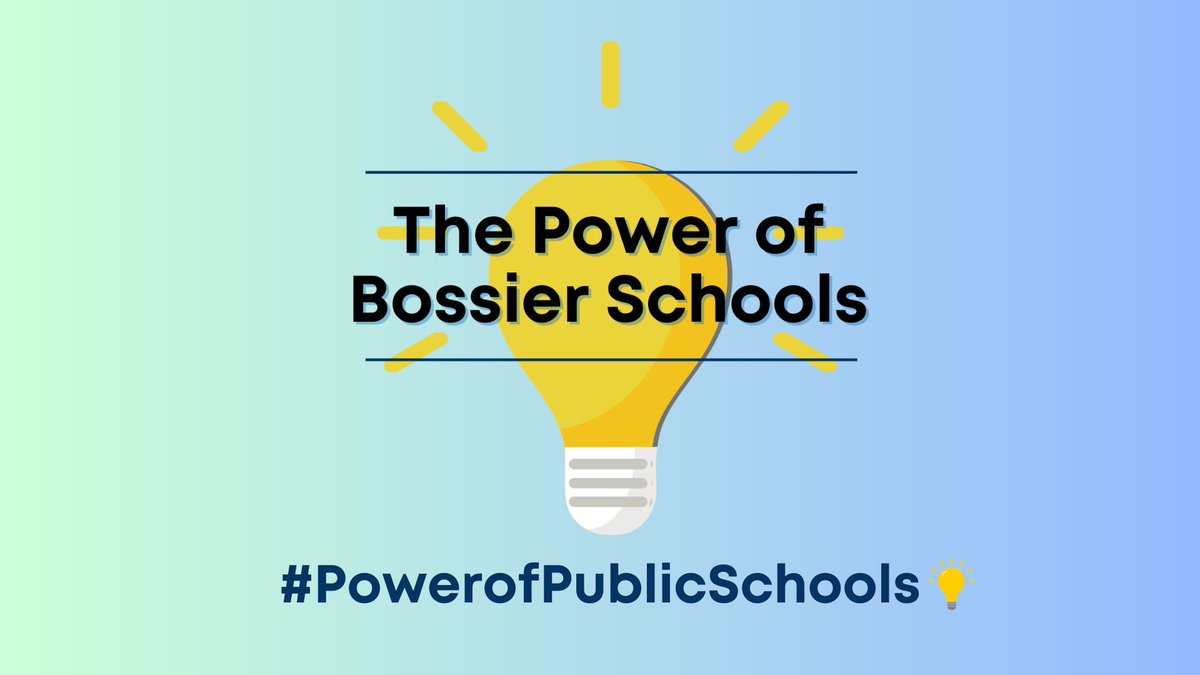 Join us in a month-long celebration focusing on the impact and achievements made by educators and our district’s more than 22,000 students. bit.ly/4buerFk #PowerofPublicSchools💡#BossierSchools